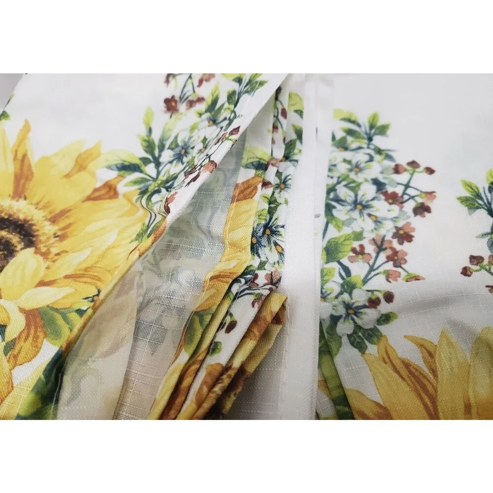 Printed Fabric Tablecloth, 60